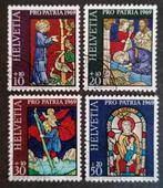 ZWITSERLAND - Glas in lood 1969, Verzenden, Gestempeld