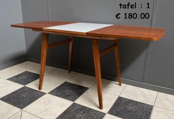 50 60 jaren sidetabel 2 soorten verschillend in prijs & maat beschikbaar voor biedingen