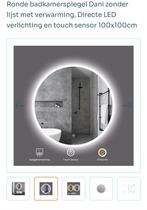 Badkamerspiegel 100cm directe verlichting NIEUW, Huis en Inrichting, Badkamer | Badkamermeubels, 100 tot 150 cm, 100 tot 150 cm