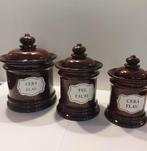 Antieke Apothekerspotten - Set van 3, Antiek en Kunst, Ophalen of Verzenden