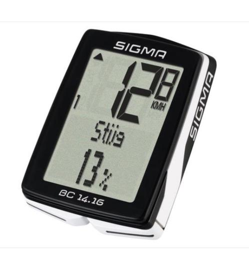 Gevraagd Sigma fietscomputer bedraad BC14.16 ALTI of BC16.16, Fietsen en Brommers, Fietsaccessoires | Fietscomputers, Zo goed als nieuw