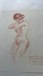 Te koop litho Kunst zij ons doel, Antiek en Kunst, Kunst | Litho's en Zeefdrukken, Ophalen of Verzenden