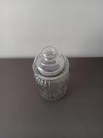Klein glazen voorraadpotje met deksel, Huis en Inrichting, Keuken | Servies, Glas of Glazen, Gebruikt, Ophalen of Verzenden, Glas