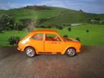 1/43 Fiat 127 Rallye - Mattel Mebetoys A-54 oranje-rood, Ophalen of Verzenden, Gebruikt