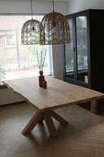 Eiken eettafel 200x100, Huis en Inrichting, Tafels | Eettafels, Ophalen, Eikenhout, 200 cm of meer, 50 tot 100 cm