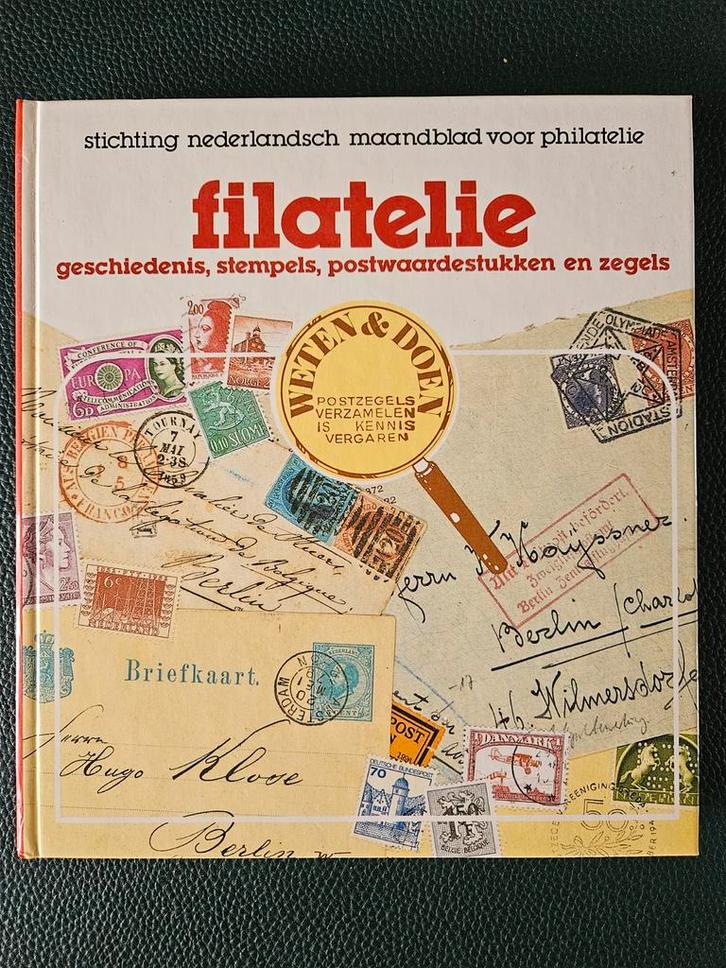 "Filatelie: Geschiedenis, stempels, postwaardestukken, Postzegels en Munten, Postzegels | Toebehoren, Boek of Tijdschrift, Ophalen of Verzenden