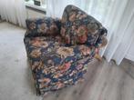 DEM Fauteuil met Bloemenmotief, Huis en Inrichting, Fauteuils, Gebruikt, Klassiek, 75 tot 100 cm, Ophalen of Verzenden