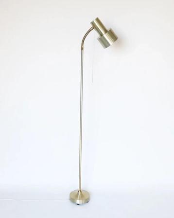 Vintage Zweedse messing staande lamp retro beschikbaar voor biedingen