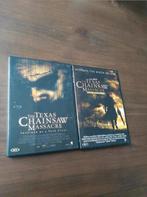 Texas Chainsaw Massacre & The Beginning Op dvd., Cd's en Dvd's, Dvd's | Horror, Ophalen of Verzenden, Zo goed als nieuw, Slasher