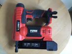 Tacker-spijkerpistool-nietmachine weinig gebruikt merk Ferm, Ophalen of Verzenden, Zo goed als nieuw