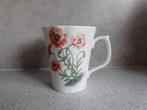 Mok Fine Bone China Papaver Poppy Whittard of Chelsea, Huis en Inrichting, Keuken | Servies, Gebruikt, Ophalen of Verzenden, Overige stijlen
