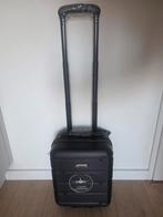 Travelcase, handbagage koffer, zwart, 50 tot 60 cm, Hard kunststof, Nieuw, Ophalen of Verzenden