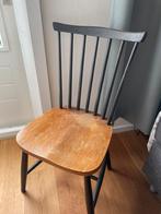 Vintage spijlen stoel, Huis en Inrichting, Stoelen, Ophalen, Gebruikt, Bruin, Vintage