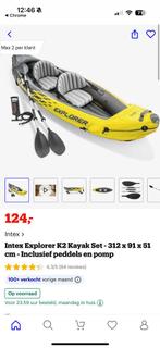 Intex Kayak 312xx91x51, Ophalen, Zo goed als nieuw, Eén persoon, Kajak