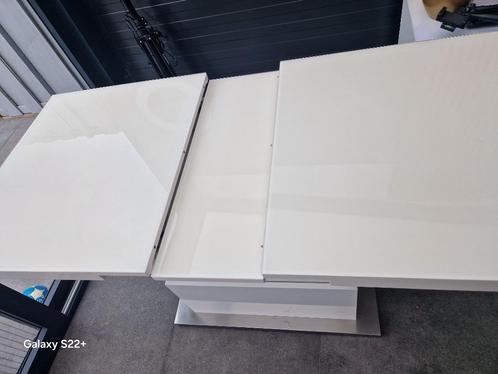 Salontafel, Huis en Inrichting, Tafels | Salontafels, Gebruikt, 75 cm of meer, 50 tot 100 cm, 100 tot 150 cm, Rechthoekig, Glas
