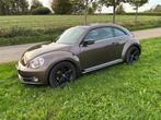 Volkswagen Beetle (Kever) 2.0 TSI 147KW DSG 2012 Bruin, Auto's, Beetle (Kever), 4 cilinders, 4 stoelen, Leder en Stof