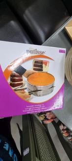 Nieuw Taart snijder verstelbaar rvs, Hobby en Vrije tijd, Taarten en Cupcakes maken, Ophalen of Verzenden, Nieuw