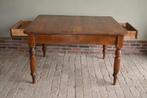 Prachtige antieke eiken eettafel, eethoek met 6 stoelen., Antiek en Kunst, Antiek | Meubels | Tafels, Verzenden