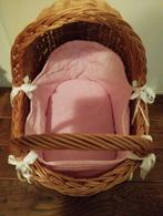 Brede rotan/rieten poppenwagen met bekleding.Leuke Sint tip?, Ophalen, Zo goed als nieuw, Overige typen