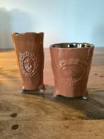 Twee des pots vaasjes, Overige kleuren, Aardewerk of Porselein, Ophalen of Verzenden, Zo goed als nieuw