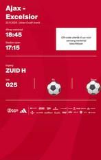 TE KOOP | Ajax Excelsior | 1x Fside, Tickets en Kaartjes, Eén persoon