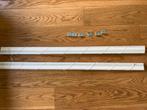 Twee zgan witte plissé op maat te maken., Huis en Inrichting, Stoffering | Gordijnen en Lamellen, 100 tot 150 cm, 150 tot 200 cm