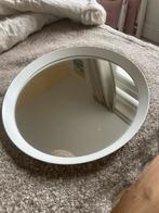 Ronde spiegel 50 cm witte rand langesund, Huis en Inrichting, Woonaccessoires | Spiegels, Ophalen, Rond, 50 tot 75 cm, Minder dan 100 cm