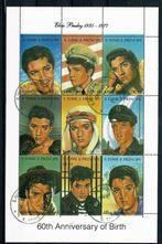 Elvis Presley op postzegelvel - S Tome E Principe, Postzegels en Munten, Verzenden, Gestempeld, Overige thema's