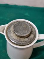 theepot melitta vintage wit porselein, Antiek en Kunst, Antiek | Servies los, Ophalen of Verzenden