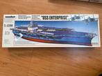 Bouwpakket modelvliegtuigschip USS ENTERPRISE 1:1100, Hobby en Vrije tijd, Modelbouw | Boten en Schepen, Nieuw, Overige merken