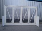 Harmonica pui met 4 deuren, Ophalen, 120 cm of meer, 215 cm of meer, Glas