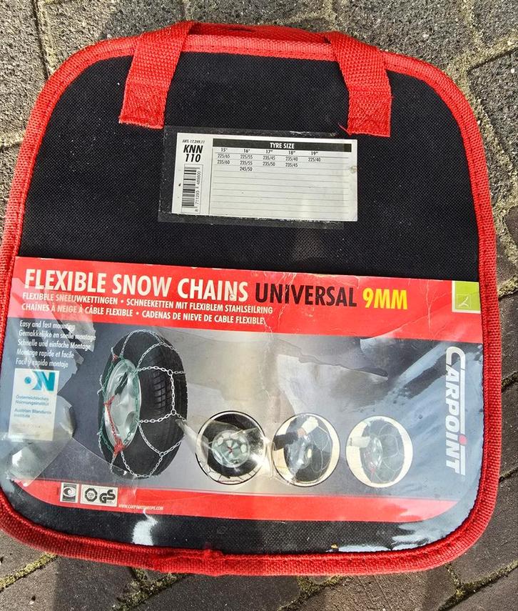 Nieuwe Carpoint Sneeuwkettingen 9mm - 15-19 inch, Auto diversen, Sneeuwkettingen, Nieuw, Ophalen of Verzenden