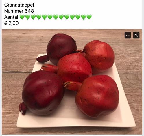Div decoratie nep groente en fruit DEEL 1, Huis en Inrichting, Woonaccessoires | Overige, Nieuw, Ophalen