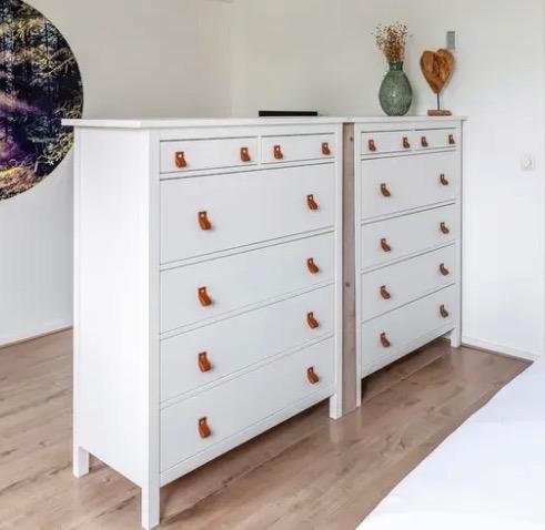 Twee Ikea Hemnes ladekasten met 6 lades, Huis en Inrichting, Kasten | Kledingkasten, Zo goed als nieuw, 100 tot 150 cm, 50 tot 75 cm