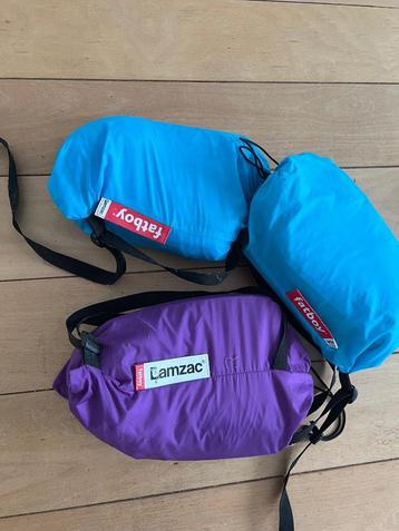 Fatboy Lamzac opblaasbare zitzakken – 3 stuks beschikbaar voor biedingen