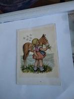 ARNULF. /   MEISJE. MET PAARD, Ophalen of Verzenden, Voor 1920, Kinderen