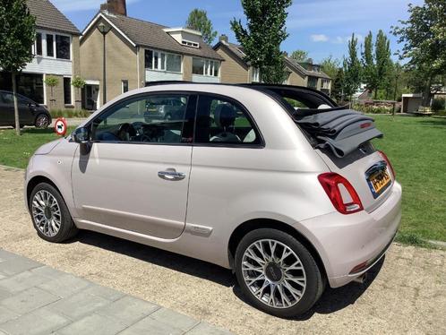Fiat 500 cabrio 1.2 69pk 2019 star line nieuw staat 61300km, Auto's, Fiat, Particulier, 500C, Airbags, Apple Carplay, Cruise Control