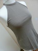 Wijdvallend grijs topje van AMISU maat XS 34, Ophalen of Verzenden, Zo goed als nieuw, Zonder mouw, Maat 34 (XS) of kleiner