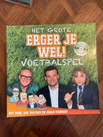 Het Grote Erger Je Wel! Voetbalspel, Hobby en Vrije tijd, Gezelschapsspellen | Bordspellen, Drie of vier spelers, Ophalen of Verzenden