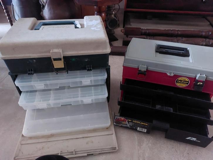 Plano Gereedschapskoffer/Viskoffer, Watersport en Boten, Hengelsport | Algemeen, Gebruikt, Koffer of Tas, Ophalen of Verzenden