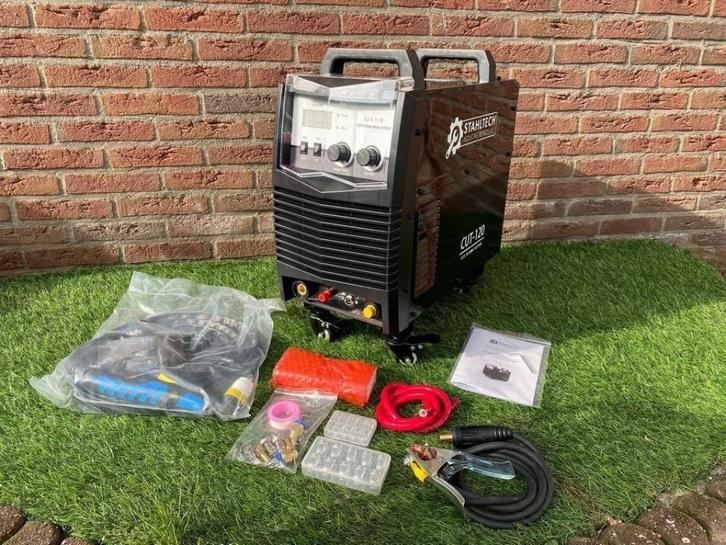 Plasmasnijder 120A | NIEUW uit voorraad leverbaar!, Doe-het-zelf en Verbouw, Gereedschap | Lasapparaten, Nieuw, Tig, Minder dan 150 ampère