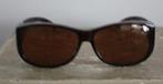 Polaroid overzet zonnebril., Gebruikt, Bruin, Ophalen of Verzenden, Ray-Ban