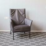 4 Montis Charly fauteuils Caffe kleur, zwart frame, Huis en Inrichting, Barkrukken, Nieuw, Leer, Ophalen of Verzenden