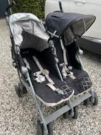 Maclaren duo buggy twin techno, Ophalen, Gebruikt, Maclaren, Verstelbare rugleuning
