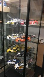 Model auto's DTM Opel Calibra/Astra met vitrinekast., Hobby en Vrije tijd, Ophalen, Zo goed als nieuw, Auto