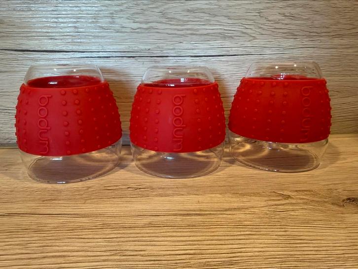 Bodum glazen 250 ml (per set!), Huis en Inrichting, Keuken | Servies, Gebruikt, Glas of Glazen, Overige stijlen, Glas, Ophalen of Verzenden