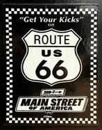 Benzinepomp kast route 66 zwart decoratie kast van hout deco