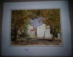 AQUAREL * DORPJE IN DE PROVENCE * Gesigneerd *, Antiek en Kunst, Verzenden