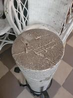 80 cm hoge kaars in gietijzeren staander vintage, Huis en Inrichting, Woonaccessoires | Kandelaars en Kaarsen, Belle Vieille Brocante