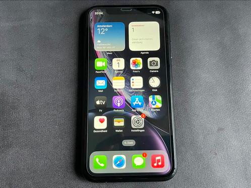 Refurbished iPhone Xr 64Gb Zwart: Krasvrij‼️ Garantie📝, Telecommunicatie, Mobiele telefoons | Apple iPhone, Zo goed als nieuw